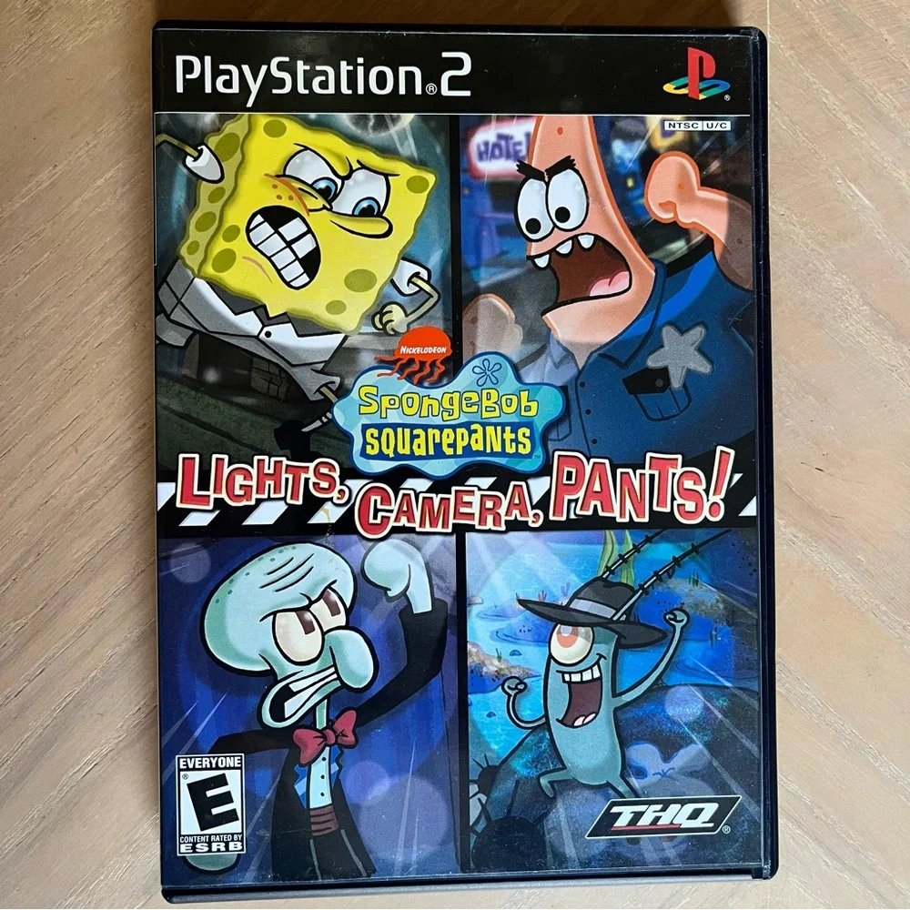 SPONGEBOB SQUAREPANTS: Lights, Camera, Pants! PlayStation 2 PS2 Video Game